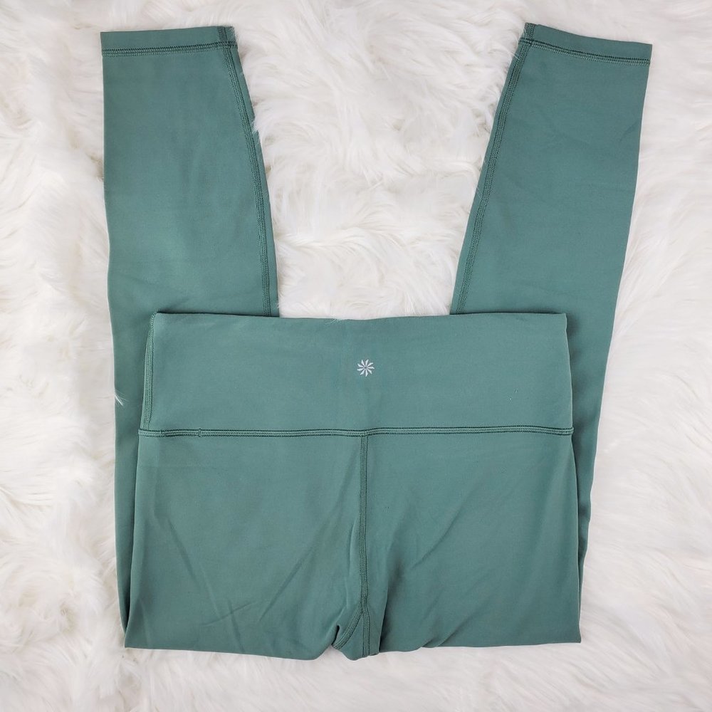NWT Athleta Green Elation 7/8 Leggings - Picture 3 of 8